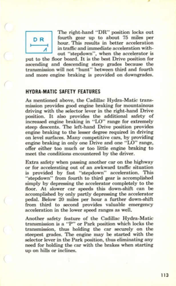 1957 Cadillac Salesmans Data Book Page 151